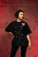 Oversized T-Shirt - Pandorya - Sakura Collection 🌸