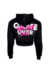 Oversized Cropped Hoodie - GRNK - Game Over
