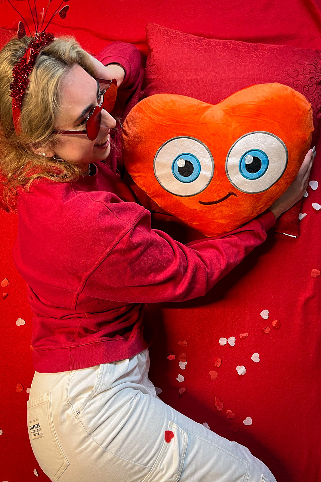 Herz Emote- Plüschkissen