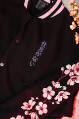 Oversized College Jacke - Pandorya -  Sakura Collection 🌸