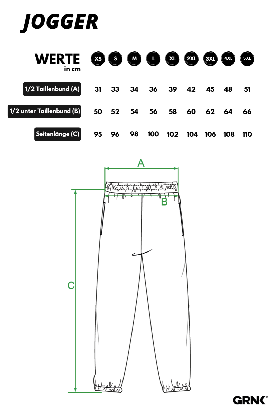 Sweat Pants - GRNK - Core Edition (Pitch Black)