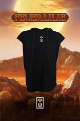 Kapuzen T-Shirt - Liza Grimm - Feuerlilie