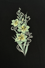 T-Shirt - Liza Grimm - Steingladiole (black)