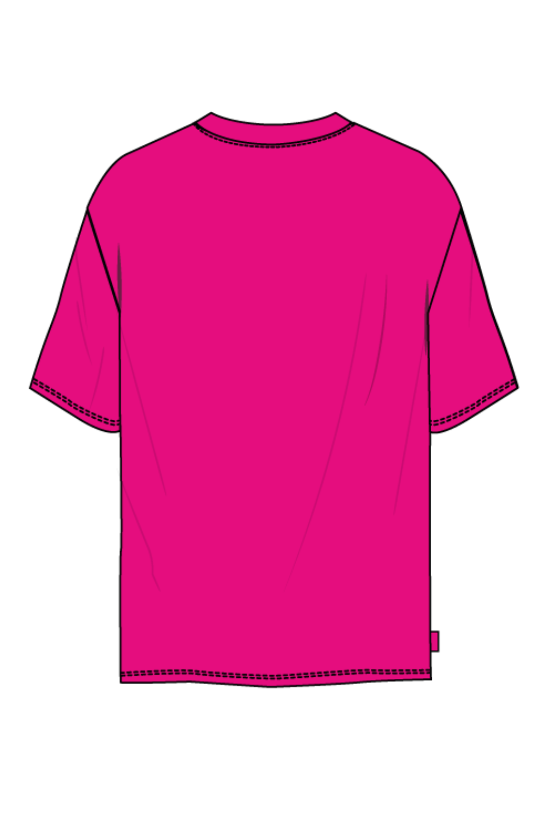 Oversized T-Shirt - GRNK - Game Over Never - Pink Edition