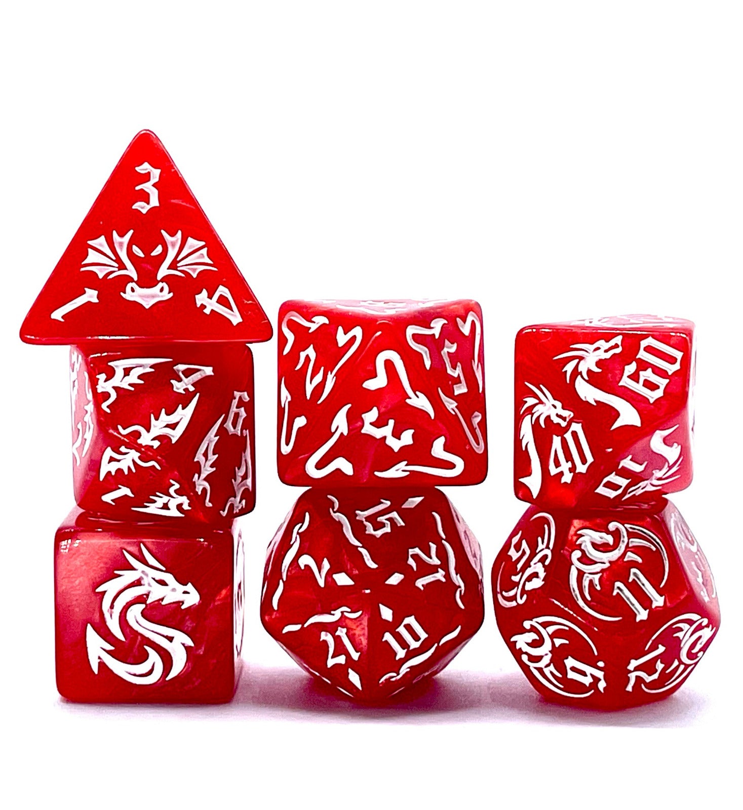 Würfelset - Rubinrot - HORDE