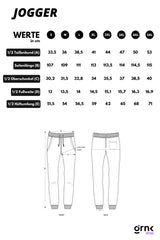 Größentabelle Sweatpants